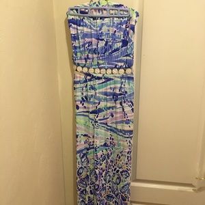 Lilly Pulitzer Strapless Maxi